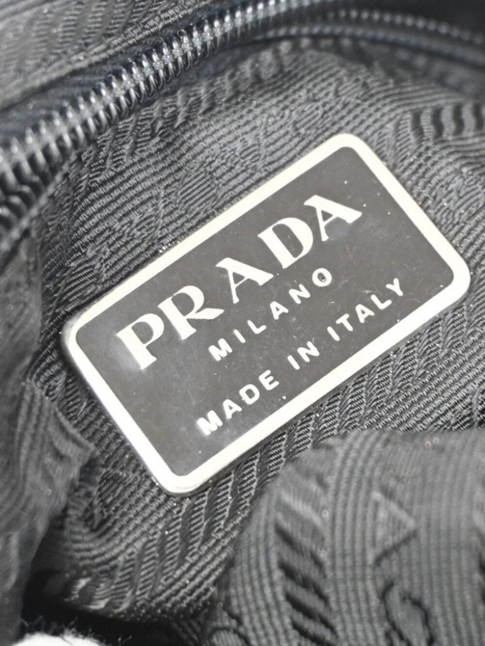 PRADA Sport Line Shoulder Crossbody Bag Nylon Leather Canvas Black SHW 07KD090 - Picture 9 of 14